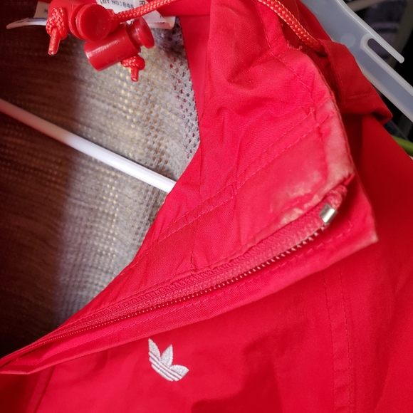 Adidas 80's Vintage Red 2PC Hooded Jacket & Joggers Tracksuit - Picture 16 of 16